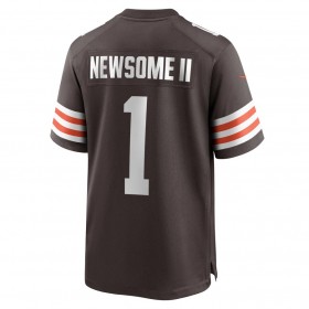 Maillot Homme Cleveland Browns Gregory Newsome II 1 Nike Marron 2021 NFL Draft